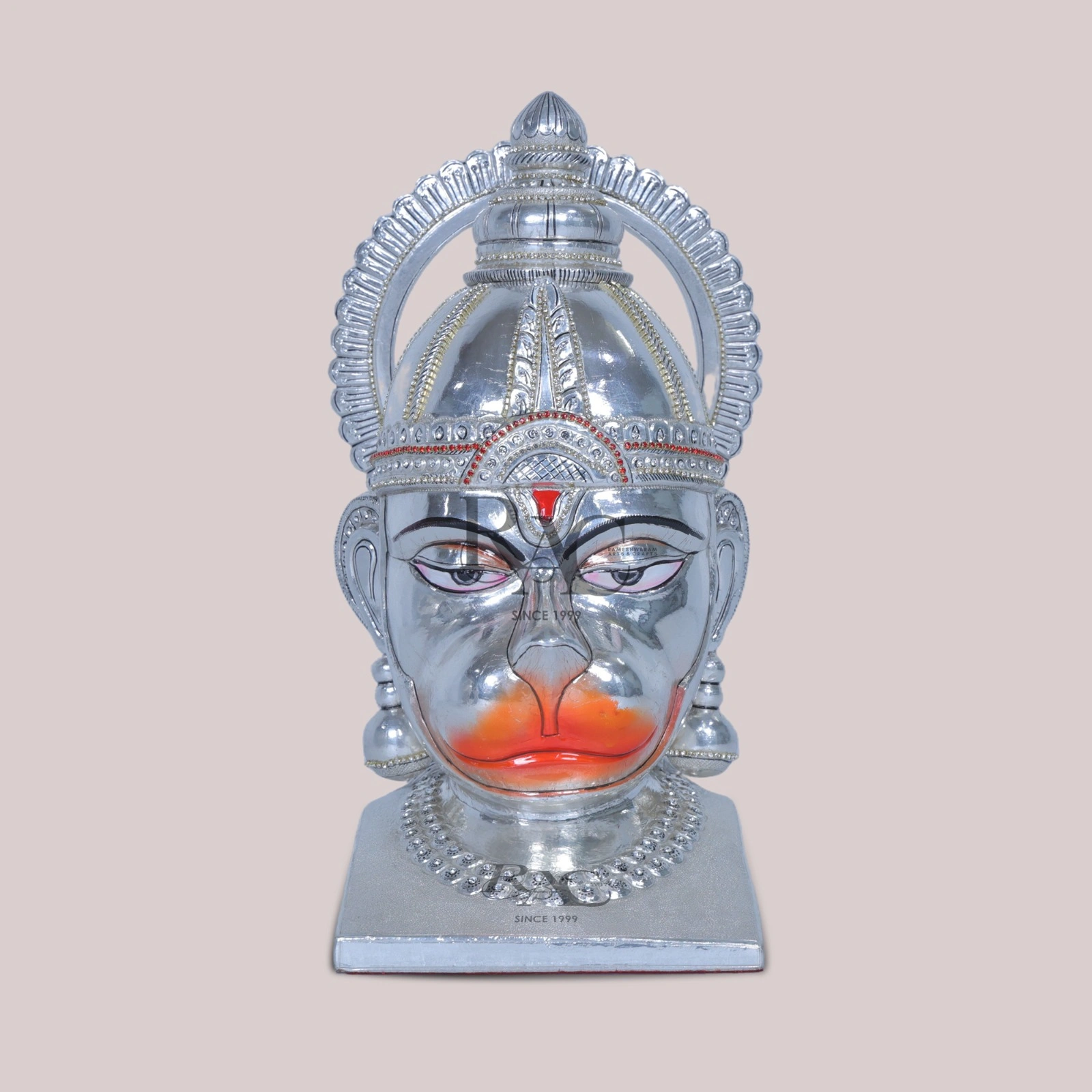 Silver Hanuman Ji Mukhravind Idol