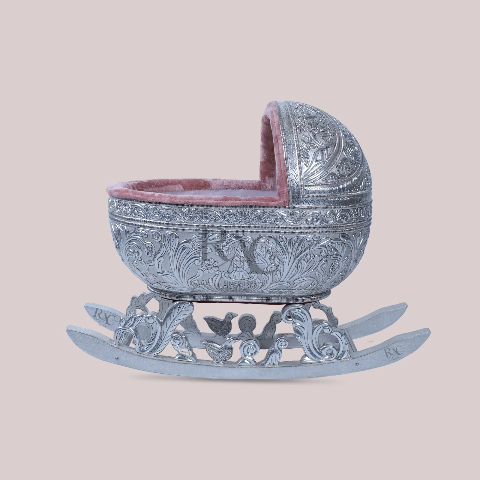 Silver Royal Baby Cradle