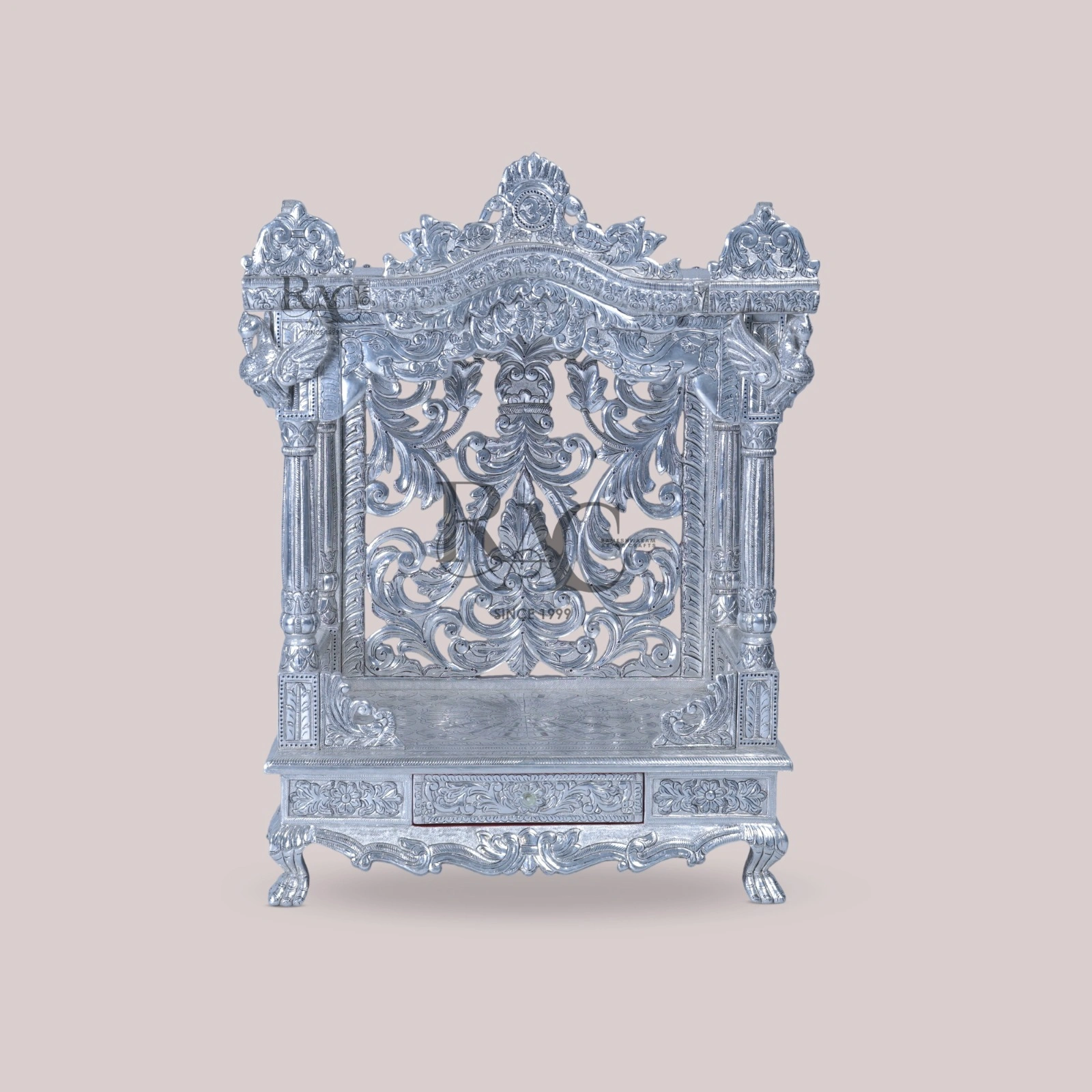 Silver Royal Home Temple